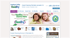 Desktop Screenshot of antelopevalleychemdry.com